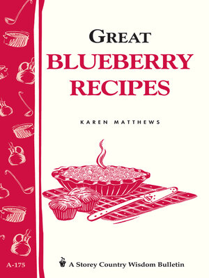 cover image of Great Blueberry Recipes